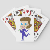 chibi bunny tail pokerkaarten (Achterkant)