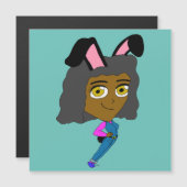 chibi bunnygirl (Voorkant / Achterkant)