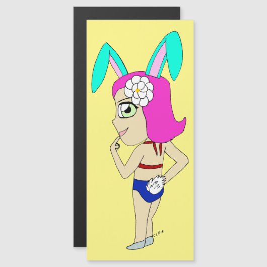 chibi bunnygirl (Voorkant / Achterkant)