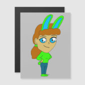 chibi bunnygirl (Voorkant / Achterkant)