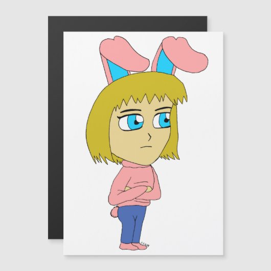 chibi bunnygirl (Voorkant / Achterkant)