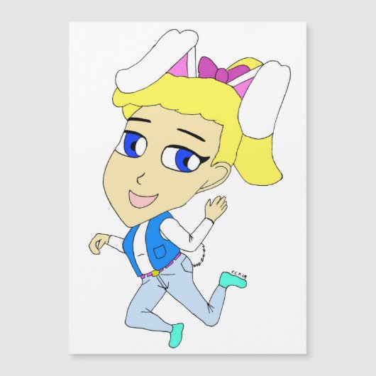 chibi bunnygirl (Voorkant)