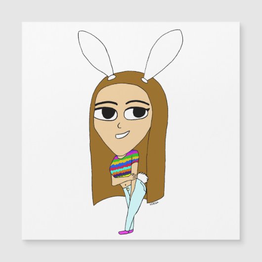 chibi bunnygirl (Voorkant)