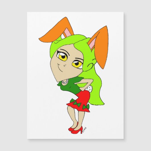 chibi bunnygirl (Voorkant)