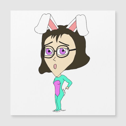 chibi bunnygirl (Voorkant)