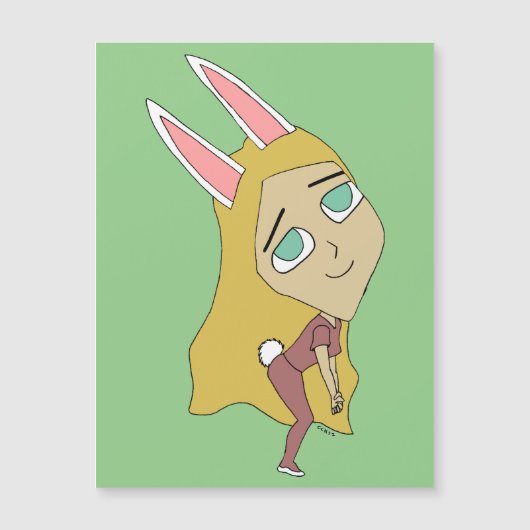 chibi bunnygirl (Voorkant)