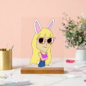 chibi bunnygirl acryl bord (Huwelijk)