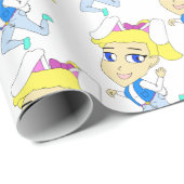 chibi bunnygirl cadeaupapier (Rol Hoek)
