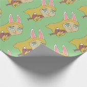 chibi bunnygirl cadeaupapier (Hoek)