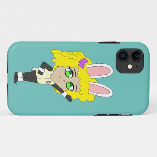 chibi bunnygirl Case-Mate iPhone case (Achterkant (horizontaal))