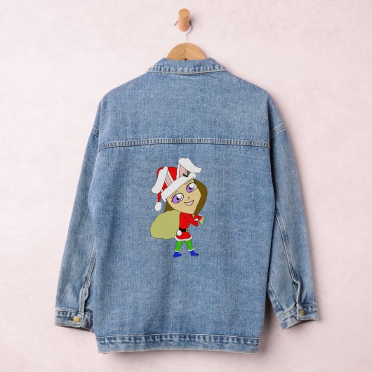 chibi bunnygirl denim jacket (Hangar)