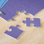 Chibi Bunnygirl die een duim omhoog geeft Legpuzzel (Zijkant)