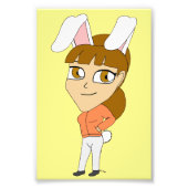 chibi bunnygirl foto afdruk (Voorkant)