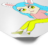 chibi bunnygirl foto afdruk (Hoek)