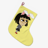 chibi bunnygirl grote kerstsok (Voorkant (Hangend))