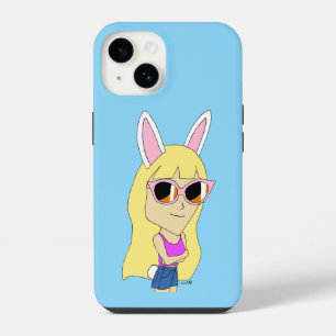 chibi bunnygirl iPhone 14 hoesje