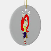 chibi bunnygirl keramisch ornament (Rechts)