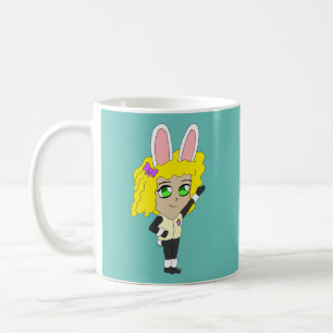 chibi bunnygirl koffiemok