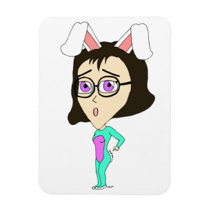 chibi bunnygirl magneet