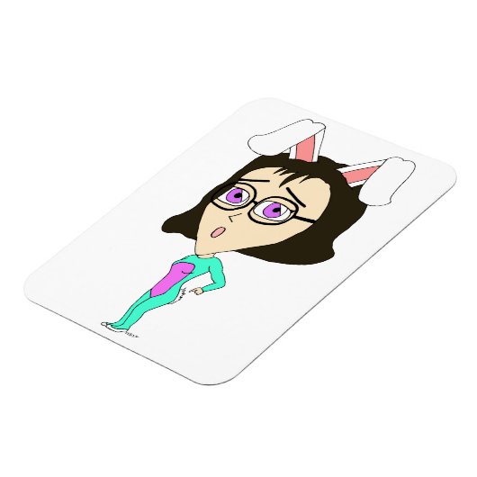 chibi bunnygirl magneet (Linkerzijde)