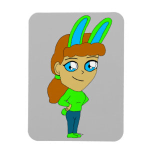 chibi bunnygirl magneet
