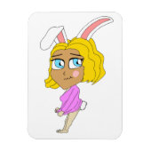 chibi bunnygirl magneet (Verticaal)