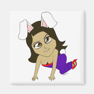 chibi bunnygirl magneet