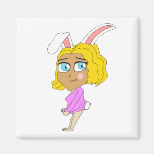 chibi bunnygirl magneet