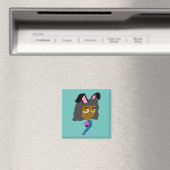 chibi bunnygirl magneet (Insitu (Vaatwasser))