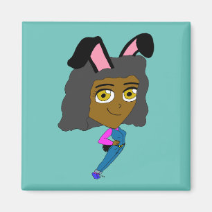 chibi bunnygirl magneet