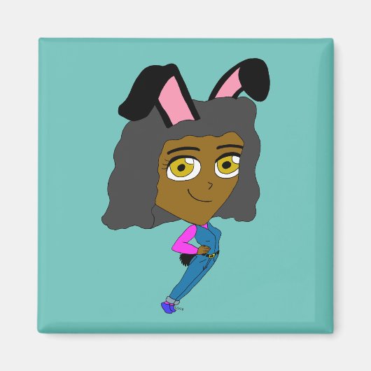 chibi bunnygirl magneet (Voorkant)