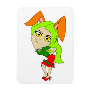 chibi bunnygirl magneet