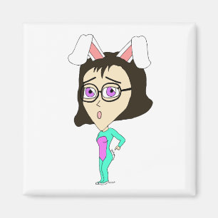 chibi bunnygirl magneet
