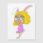 chibi bunnygirl magnet (Voorkant)
