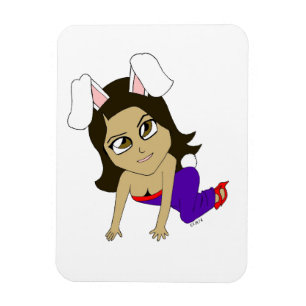 chibi bunnygirl magnet magneet