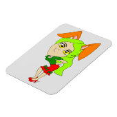 chibi bunnygirl magnet magneet (Linkerzijde)