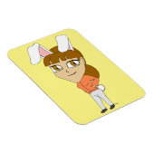 chibi bunnygirl magnet magneet (Rechterzijde)