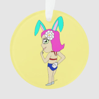 chibi bunnygirl ornament