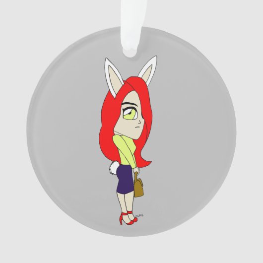 chibi bunnygirl ornament (voorkant)