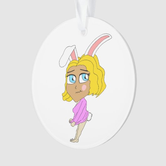 chibi bunnygirl ornament (voorkant)