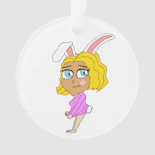 chibi bunnygirl ornament (voorkant)