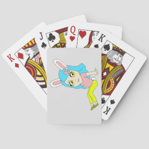 chibi bunnygirl pokerkaarten