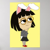 chibi bunnygirl poster (Voorkant)