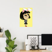 chibi bunnygirl poster (Thuiskantoor)