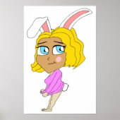 chibi bunnygirl poster (Voorkant)