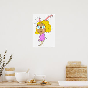 chibi bunnygirl poster