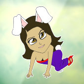 chibi bunnygirl raamsticker (Vel 3)