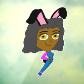 chibi bunnygirl raamsticker (Vel 3)