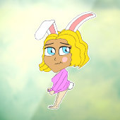 chibi bunnygirl raamsticker (Vel 3)