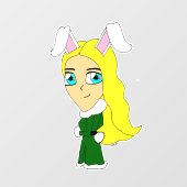 chibi bunnygirl raamsticker (Vel)